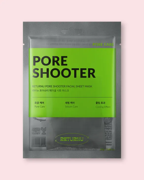 Mascarillas de tela facial reafirmante Pore Shooter Facial Sheet Mask 0012054_4