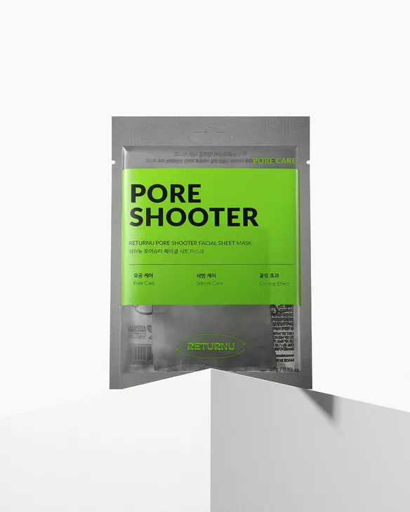 Mascarillas de tela facial reafirmante Pore Shooter Facial Sheet Mask 0012054_7